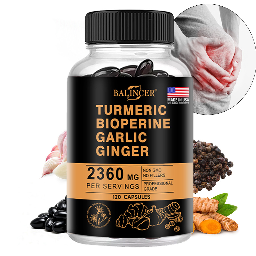 Turmeric Curcumin Capsule - Капсулы с куркумой и имбирем 2360