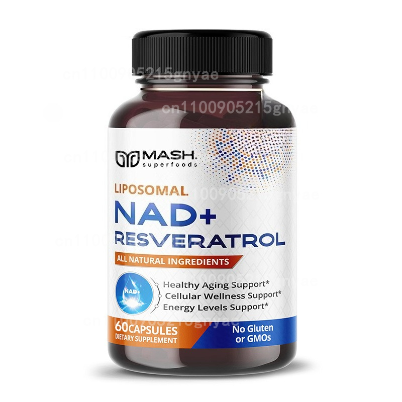 Resveratrol Capsule Anti Aging - 900 мг NAD+ Добавка: никотинамидный ребоскоп