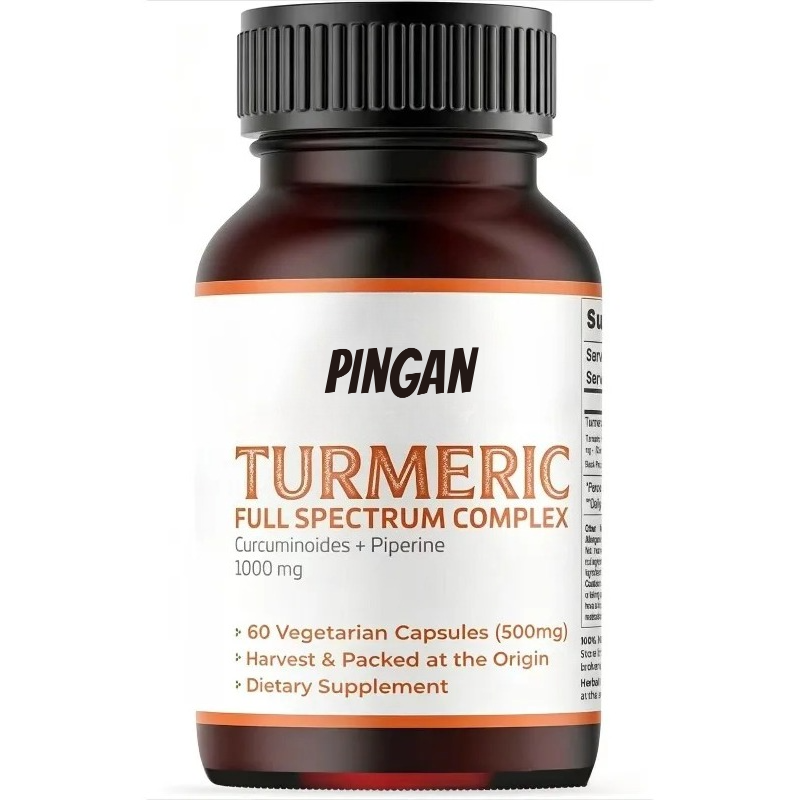Turmeric Curcumin Capsule - Капсулы с куркумой 1000 мг, содержащие