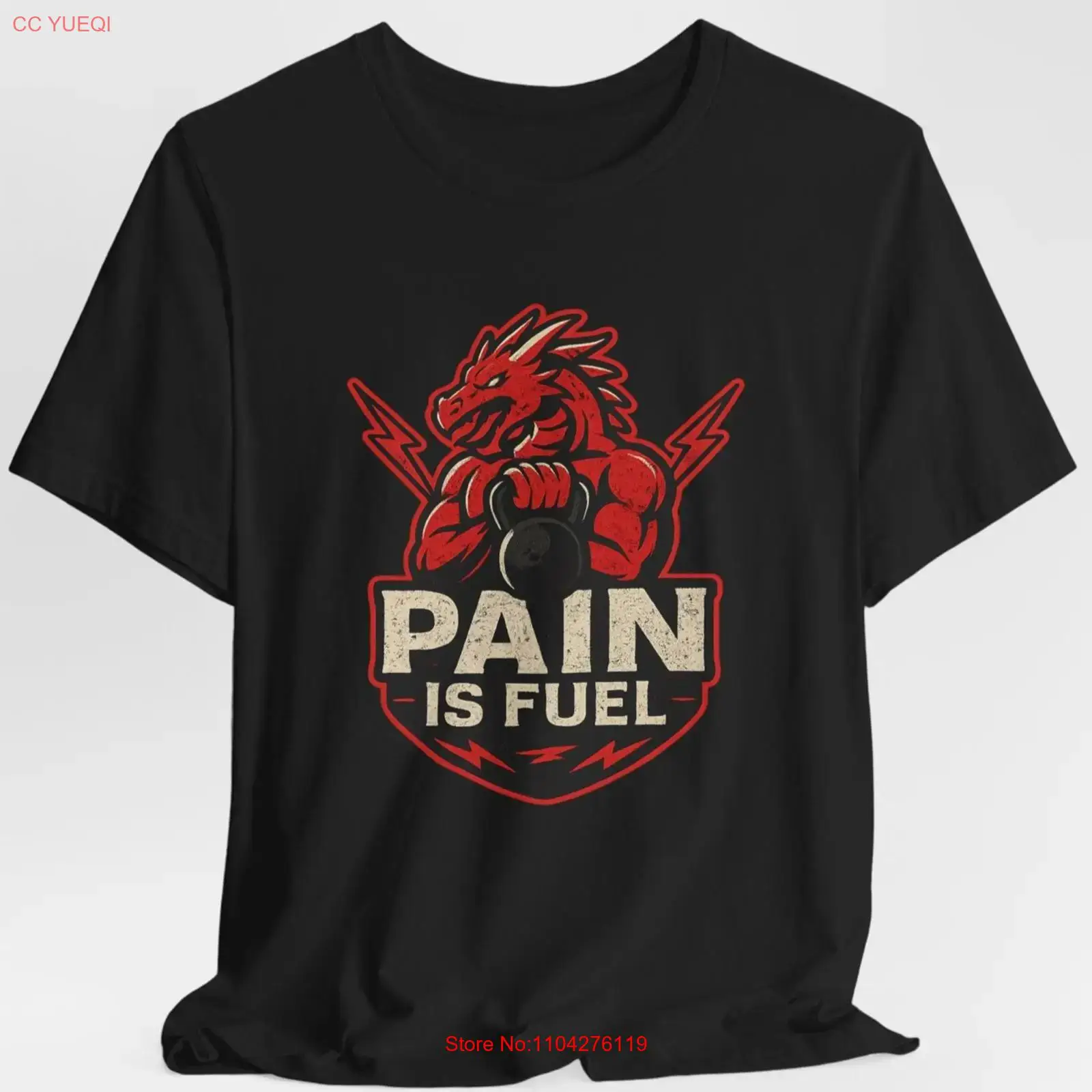 Fuel Fitness & Nutrition Oakbank Photos - Футболка для спортзала Pain Is Fuel