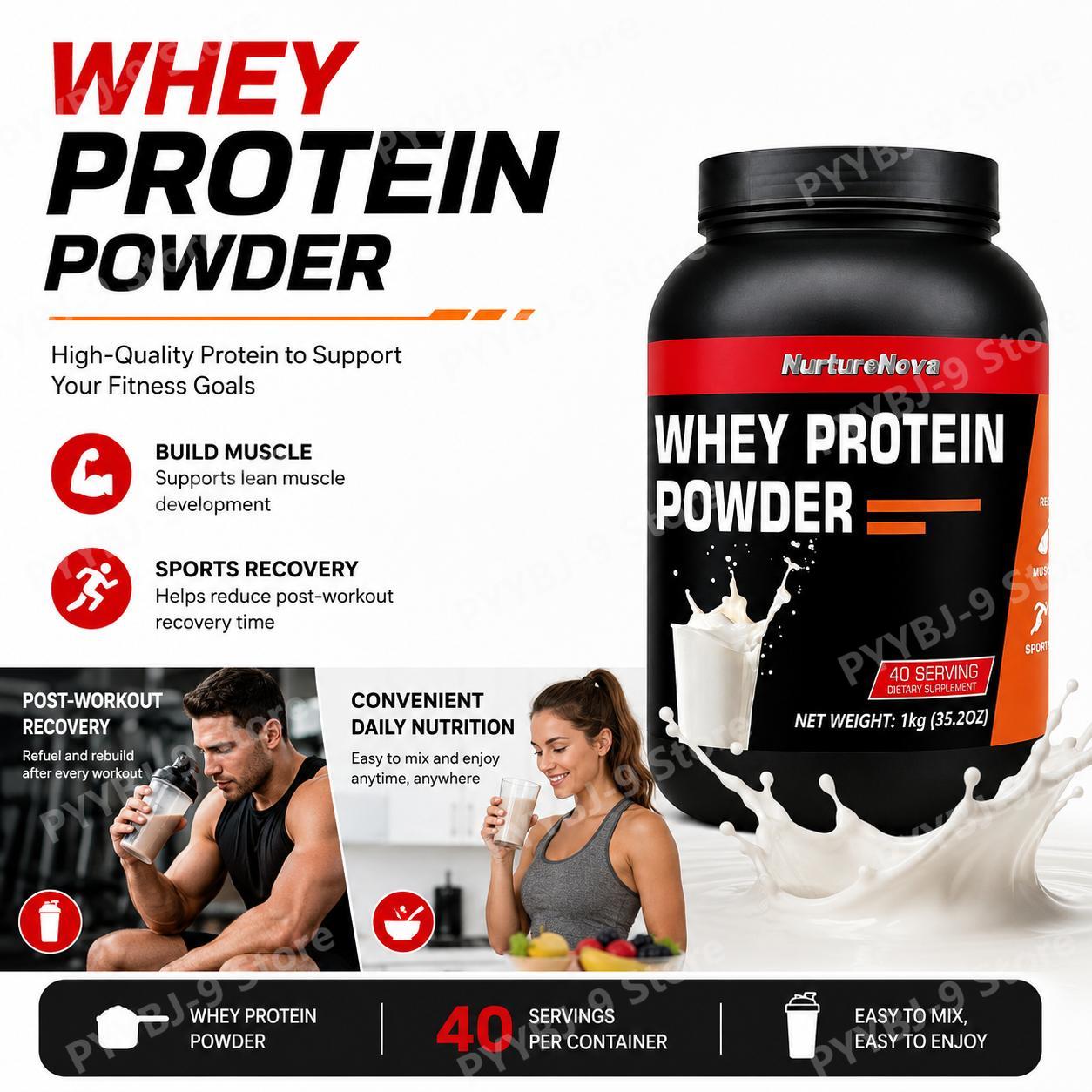 Fitness Nutrition Protein - Протеиновый порошок NurtureNova со вкусом молока