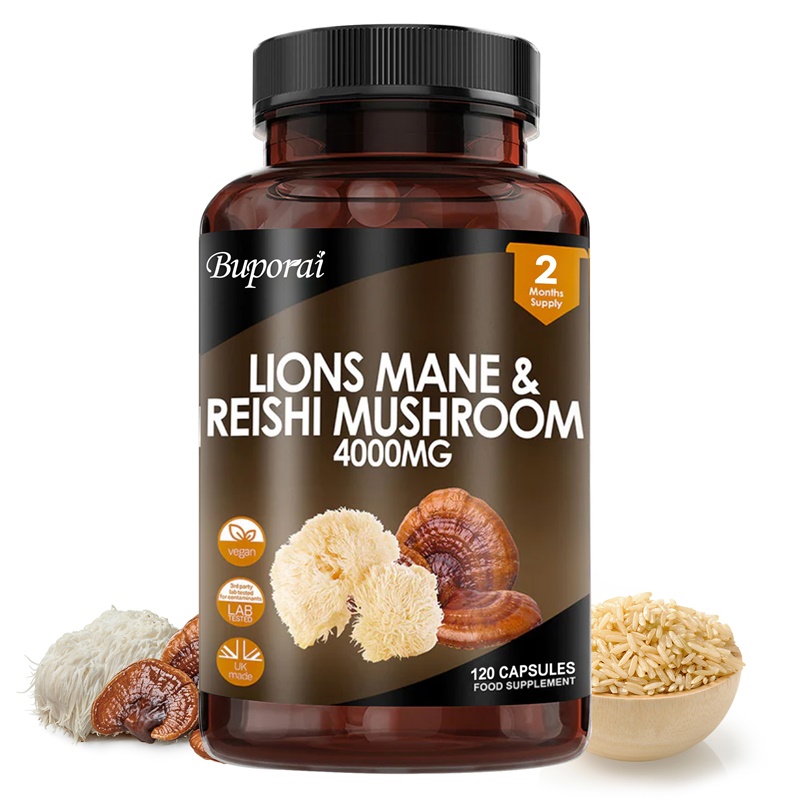 Lion Mane Mushroom - Гриб Lions Mane & Reishi 4000