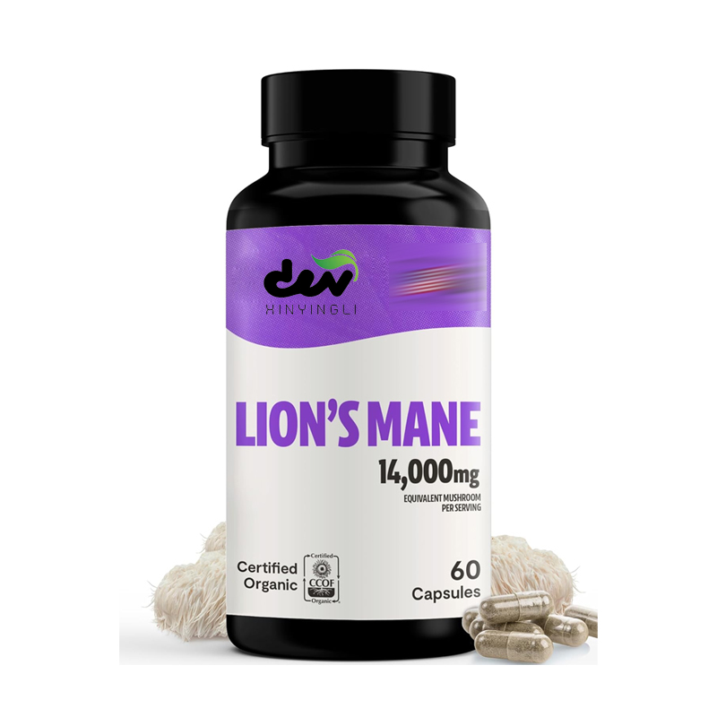 Lion Mane Mushroom - Капсулы с экстрактом Ежовика гребенчатого 14000