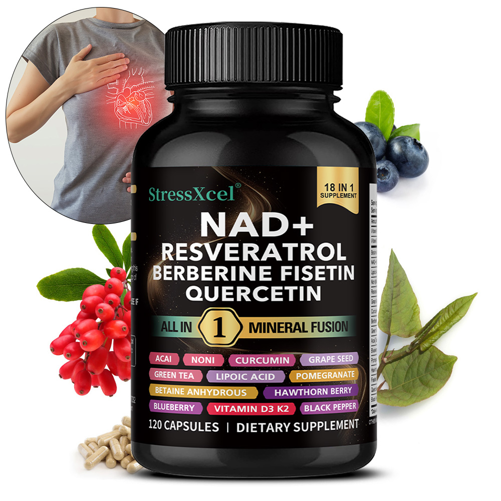 Resveratrol Capsule Anti Aging - БАД NAD+ с ресвератролом, кверцетином и