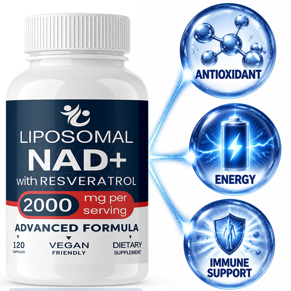 Resveratrol Capsule Anti Aging - Липосомальный комплекс NAD+ с транс-ресвератролом, повышает