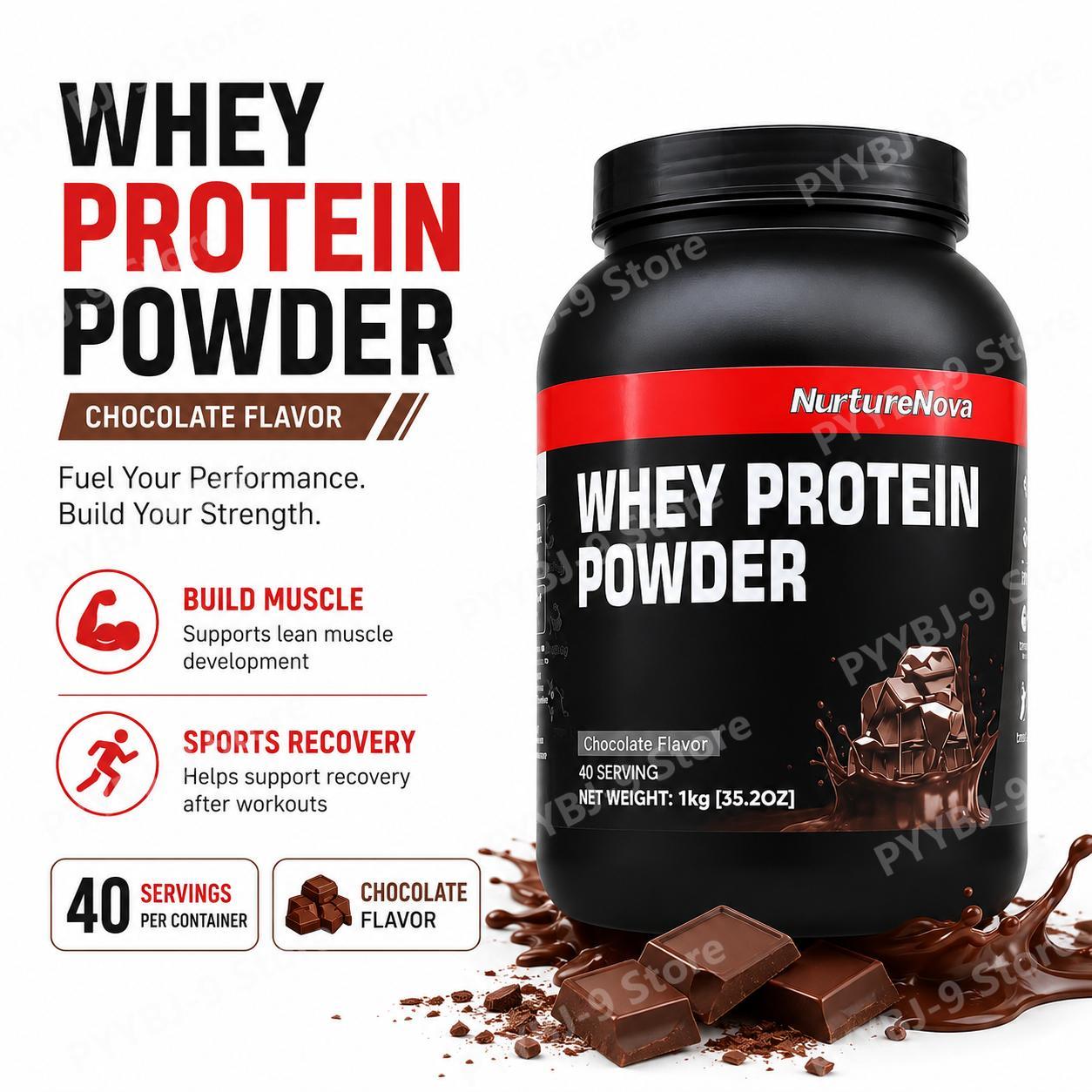Fitness Nutrition Protein - Протеиновый порошок NurtureNova со вкусом шоколада