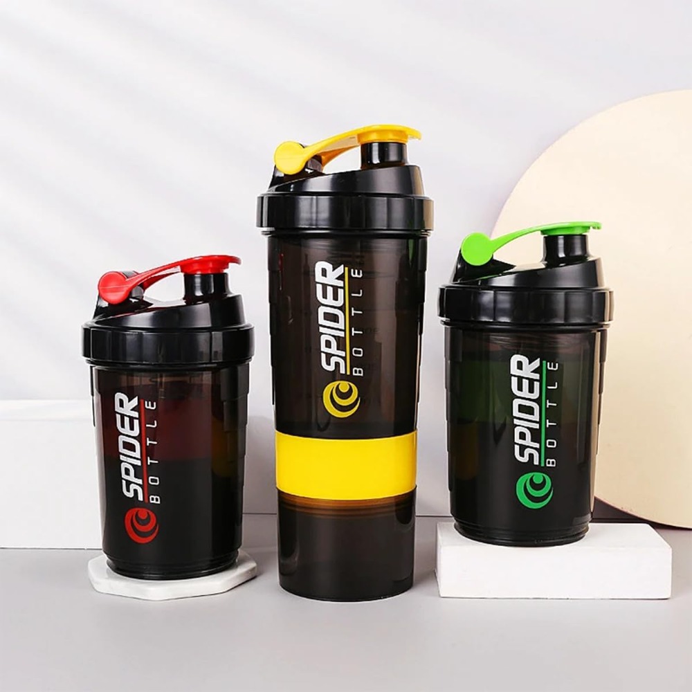 Protein Shaker Bottle - 3 слоя шейкер белка бутылка порошок