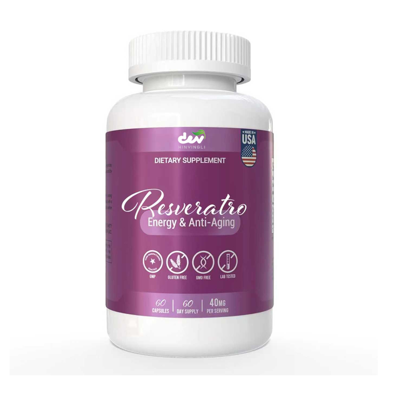 Resveratrol Capsule Anti Aging - Доплата Resveratrol — поддерживает энергию и