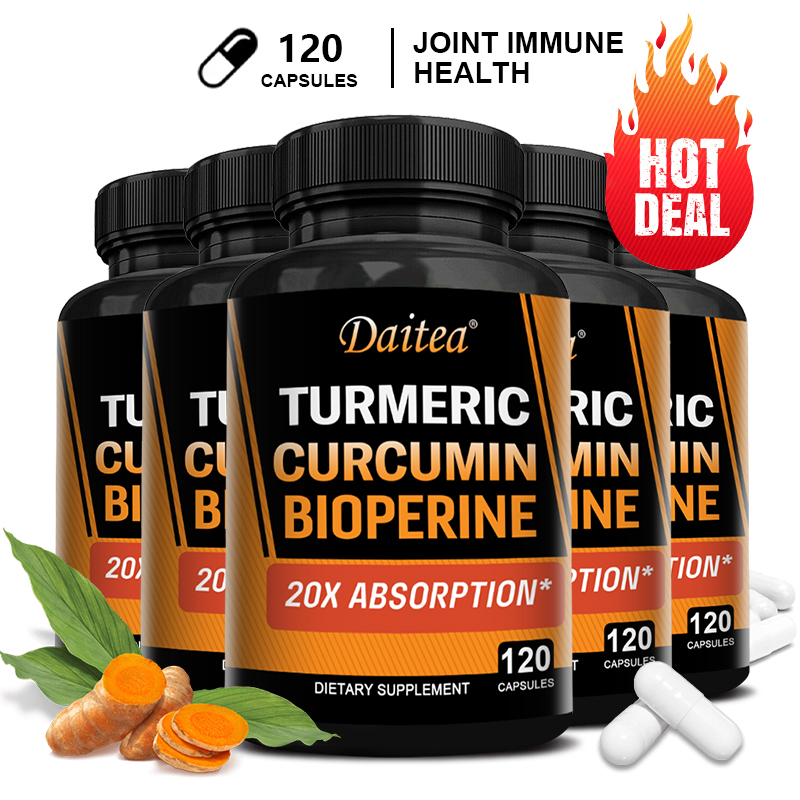 Turmeric Curcumin Capsule - Куркумин с BioPerine 95% - улучшенное