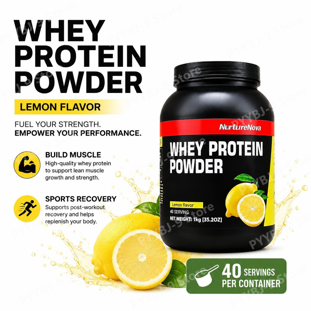 Fitness Nutrition Protein - Протеиновый порошок NurtureNova со вкусом лимона