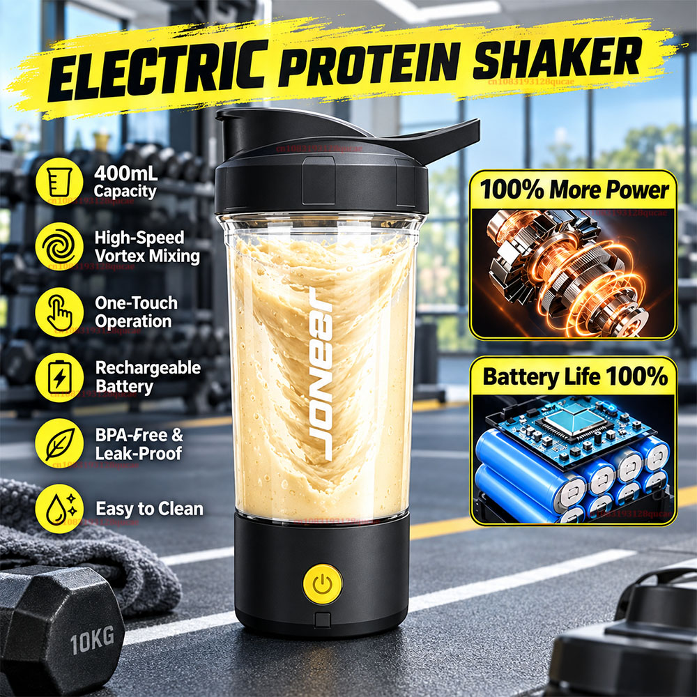 Protein Shaker Bottle - Новый электрический шейкер для протеина 2026