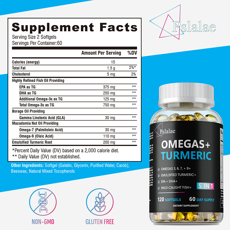 Капсулы Omegas+ с куркумой - п – обзор и цена Turmeric Curcumin Capsule