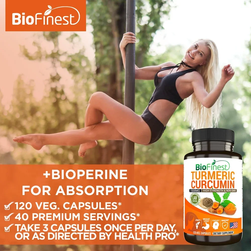 Biofinest Куркумин 1500 мг, 95 – обзор и цена Turmeric Curcumin Capsule