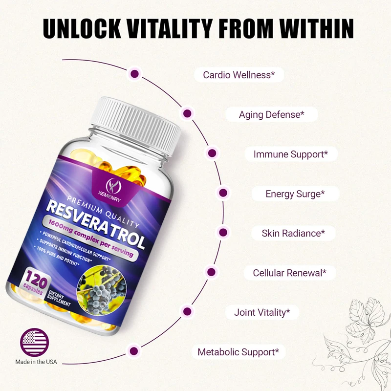 Капсулы Resveratrol — поддержи – обзор и цена Resveratrol Capsule Anti Aging
