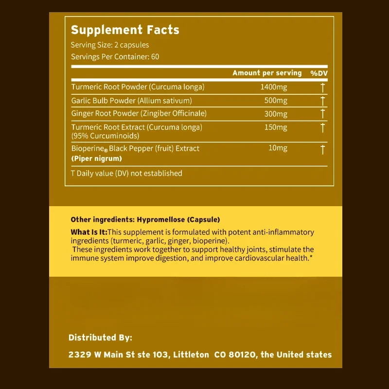 Добавка для имбиря 4-в-1 с чес – обзор и цена Turmeric Curcumin Capsule
