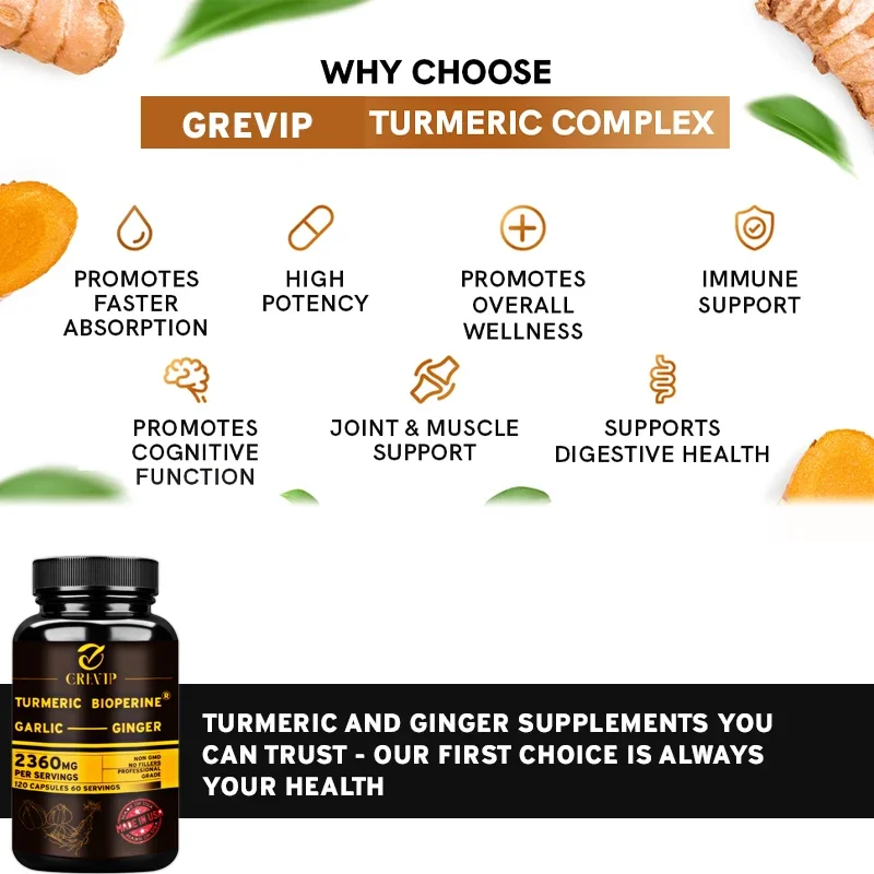 Добавка для имбиря 4-в-1 с чес – обзор и цена Turmeric Curcumin Capsule