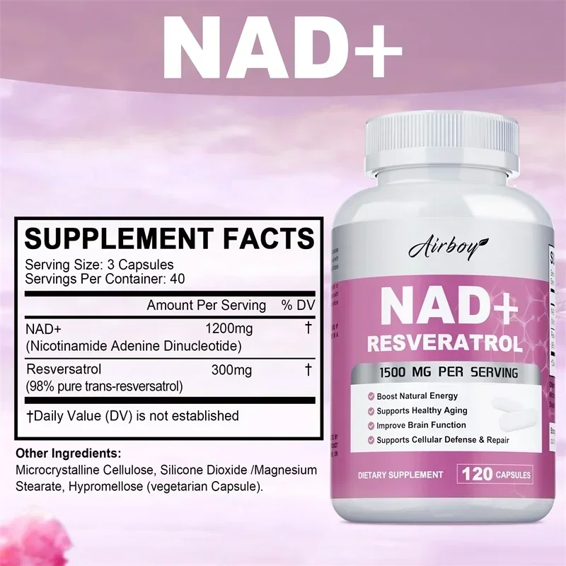НАД+ Ресвератрол - Поддерживае – обзор и цена Resveratrol Capsule Anti Aging