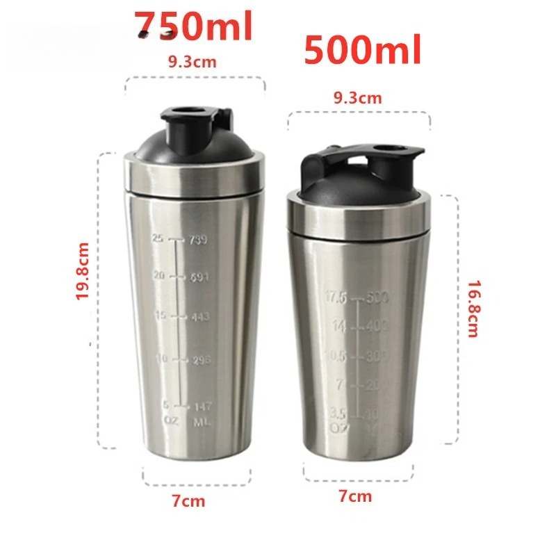 1 шт. Бутылка-шейкер из нержав – обзор и цена Protein Shaker Bottle