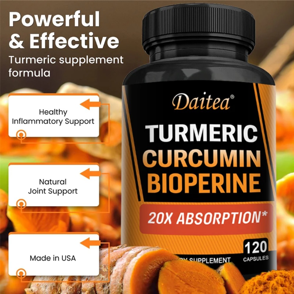 Капсулы с куркумином и биопери – обзор и цена Turmeric Curcumin Capsule