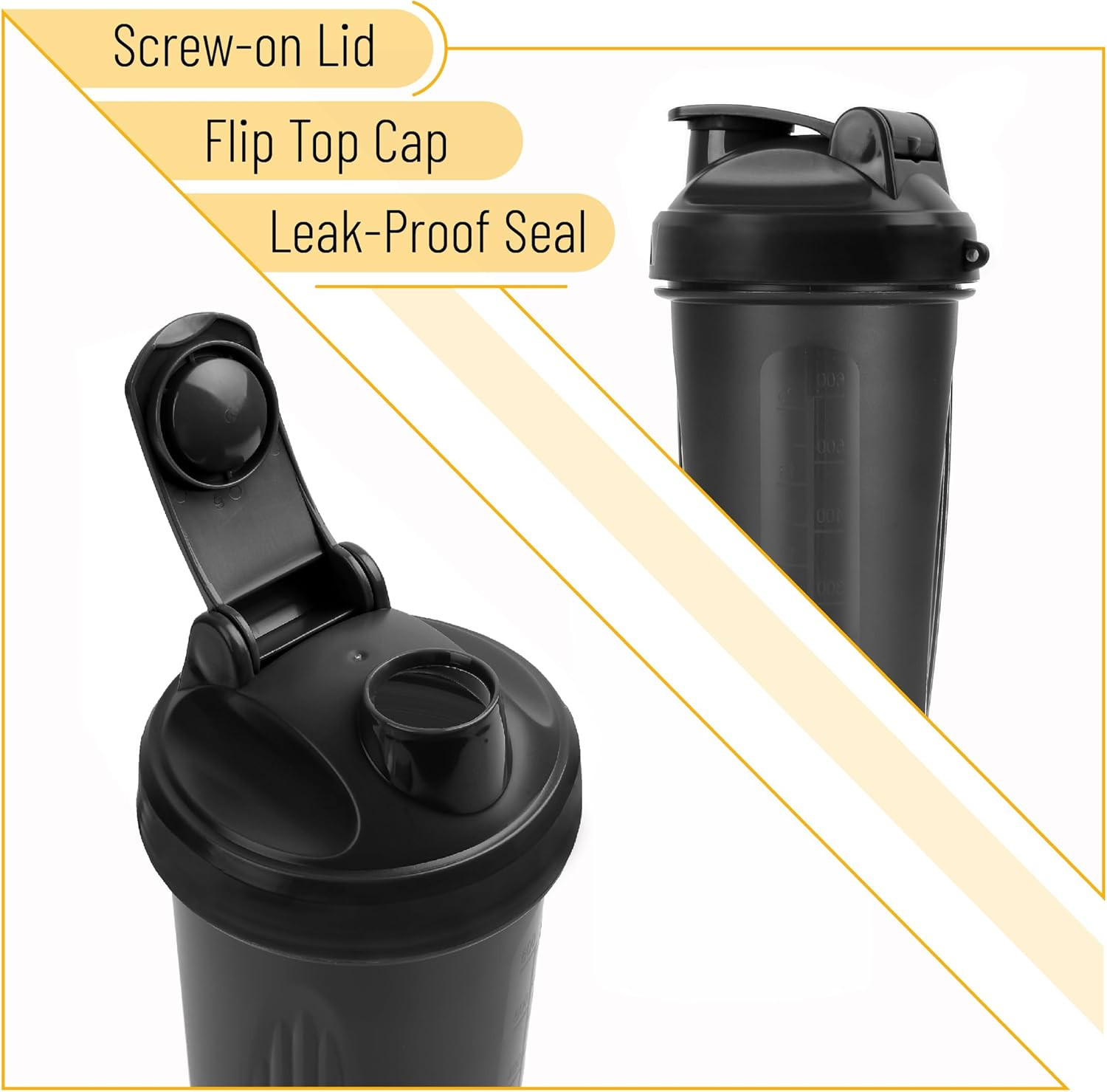 2 шт. бутылки для приготовлени – обзор и цена Protein Shaker Bottle