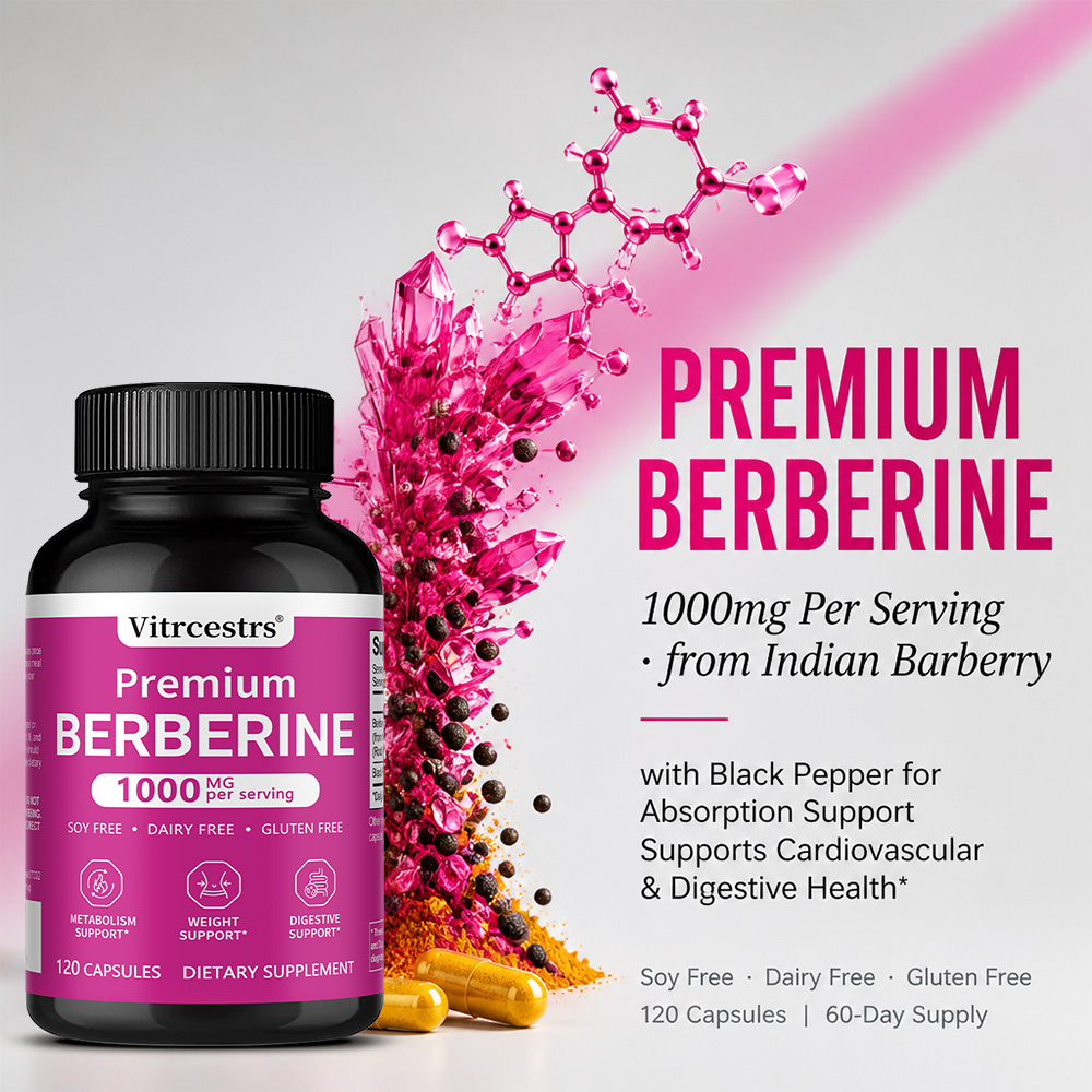 Берберин гидрохлорид, 1000 мг  – обзор и цена Berberine Hcl Capsule