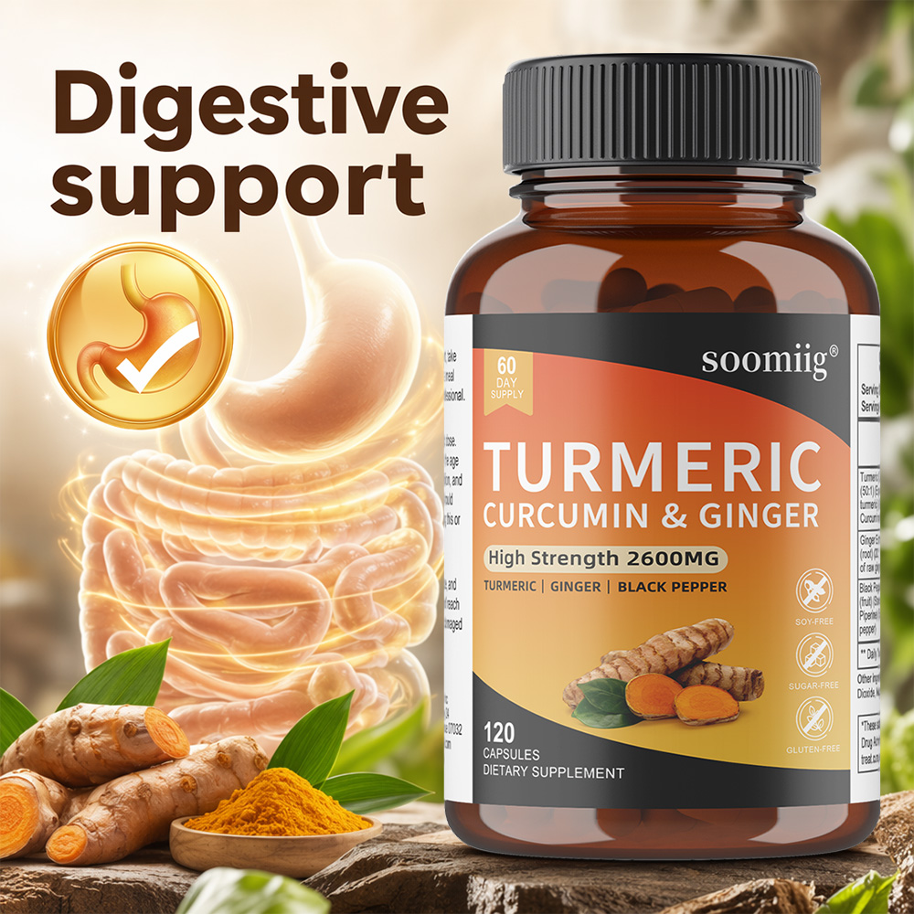 Капсулы с куркумой, имбирем и  – обзор и цена Turmeric Curcumin Capsule