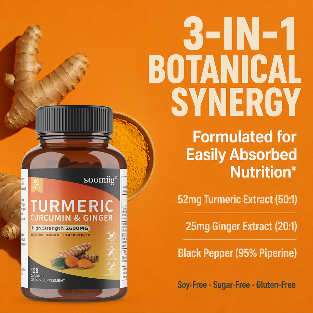 Капсулы с куркумой, имбирем и  – обзор и цена Turmeric Curcumin Capsule