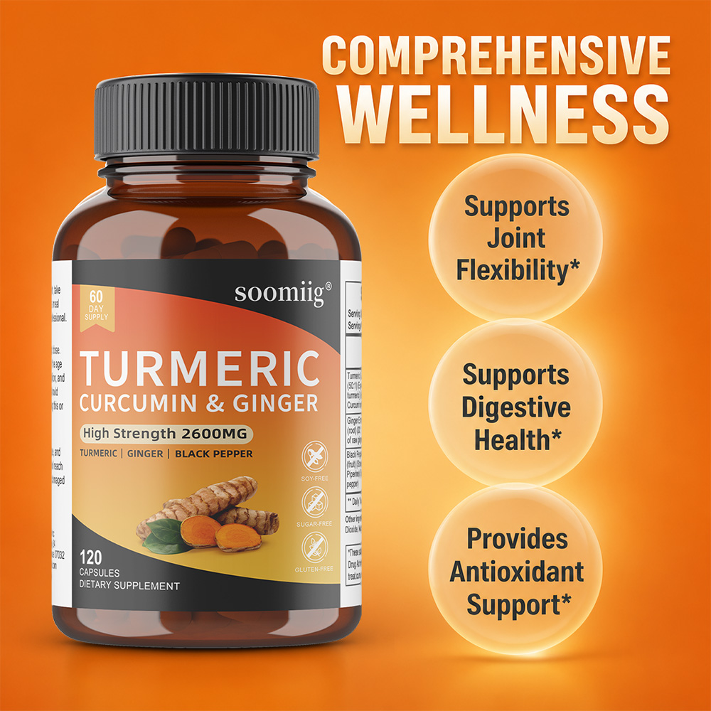 Капсулы с куркумой, имбирем и  – обзор и цена Turmeric Curcumin Capsule