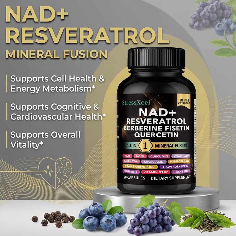 БАД NAD+ с ресвератролом, квер – обзор и цена Resveratrol Capsule Anti Aging
