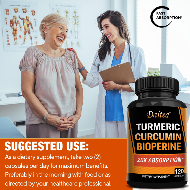 Капсулы с куркумином 2500 мг,  – обзор и цена Turmeric Curcumin Capsule