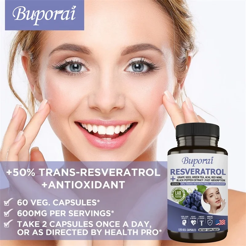 Капсулы с ресвератролом - анти – обзор и цена Resveratrol Capsule Anti Aging