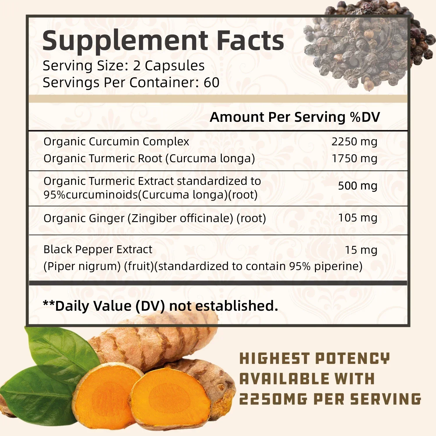 Куркума-кукума — с 95% куркуме – обзор и цена Turmeric Curcumin Capsule