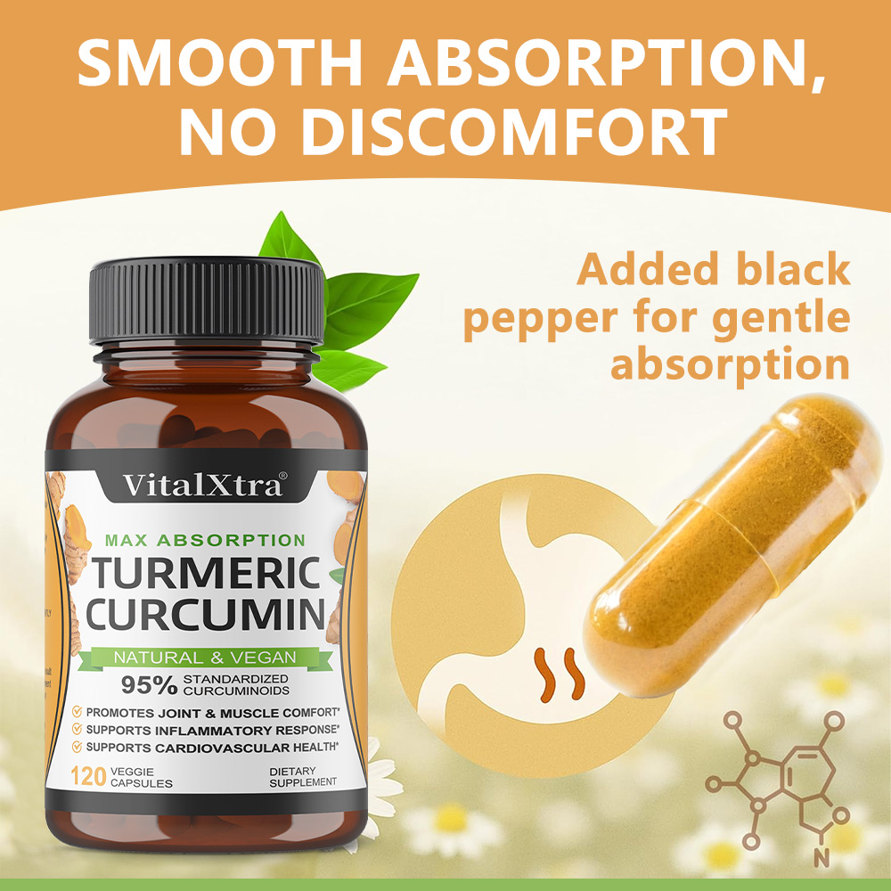 Капсулы с куркумином и черным  – обзор и цена Turmeric Curcumin Capsule