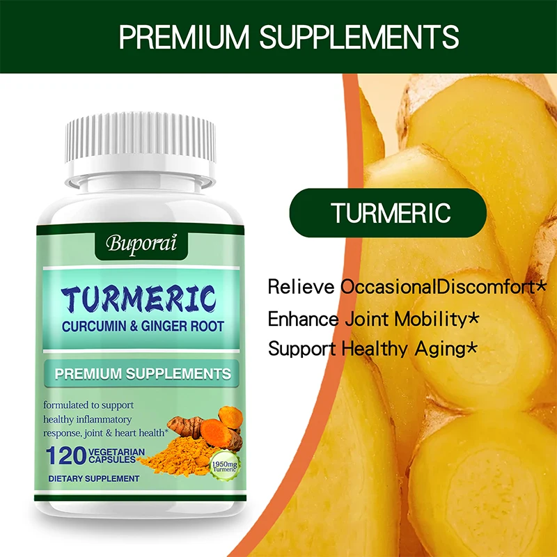 Куркума + корень имбиря — спос – обзор и цена Turmeric Curcumin Capsule
