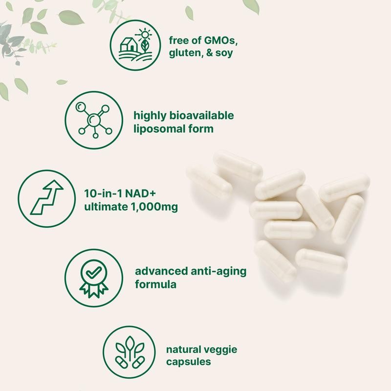 Добавка NAD Extra Strength 100 – обзор и цена Resveratrol Capsule Anti Aging
