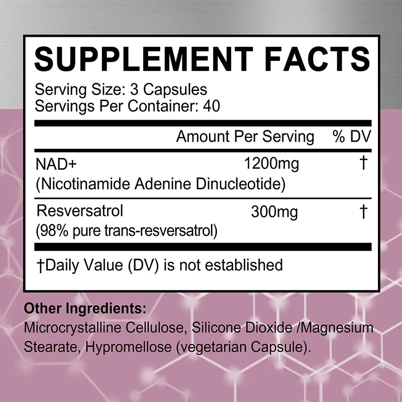 Добавки NAD+ Resveratrol — ест – обзор и цена Resveratrol Capsule Anti Aging