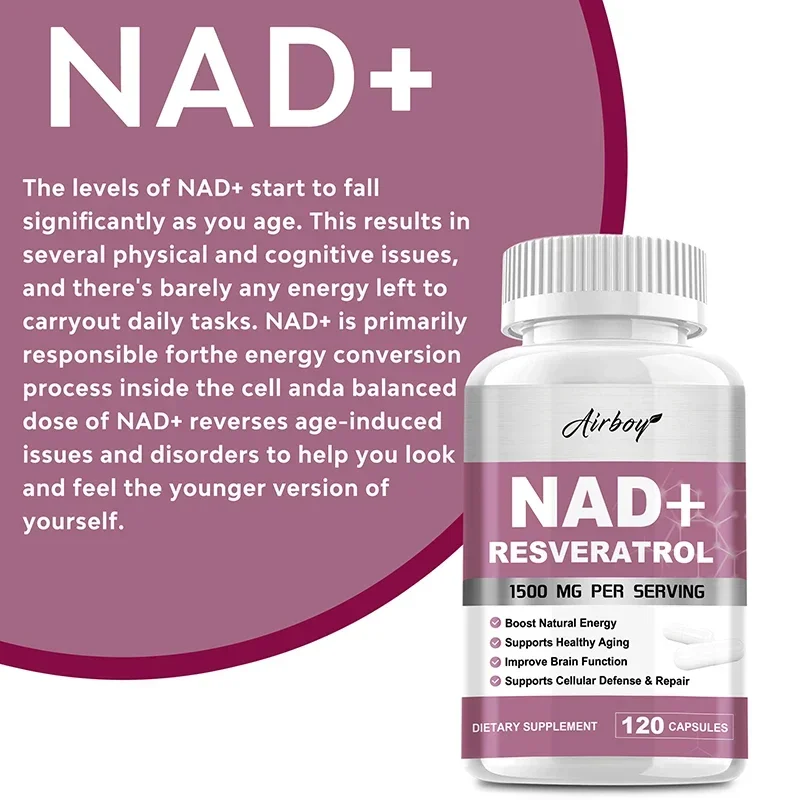 Добавки NAD+ Resveratrol — ест – обзор и цена Resveratrol Capsule Anti Aging